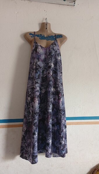 Robe fleurie longue décontractée