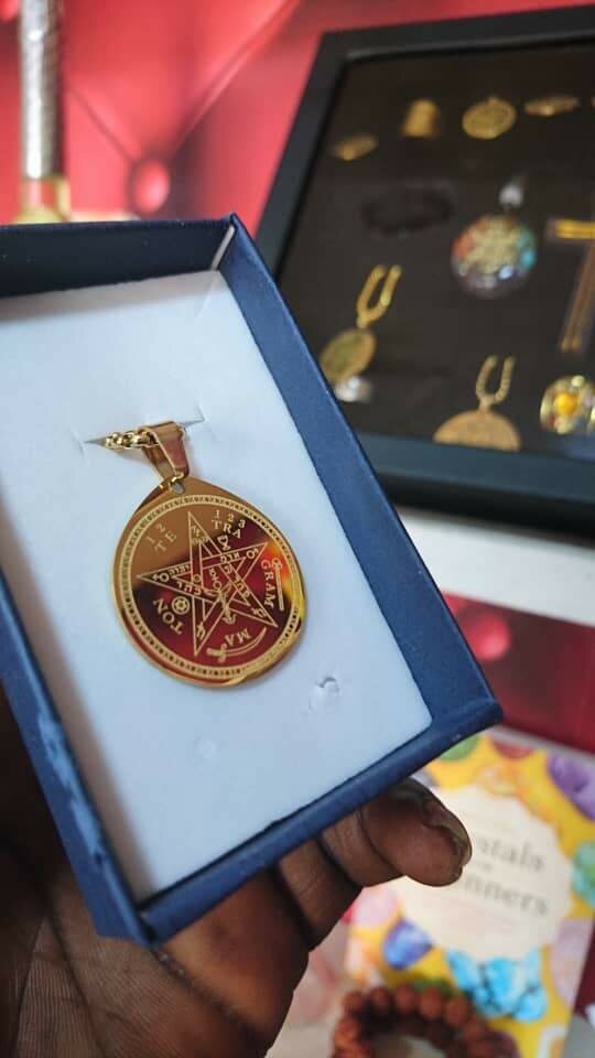 Tetragrammaton Protection and Favor Pendant