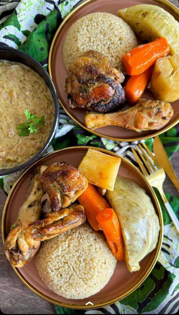 Poisson Frit Servi avec attiek