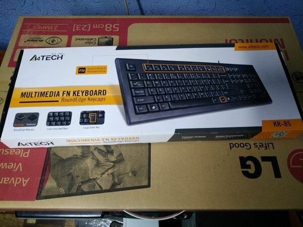 Клавиатура Новая A4TECH KR-85 COMFORT USB