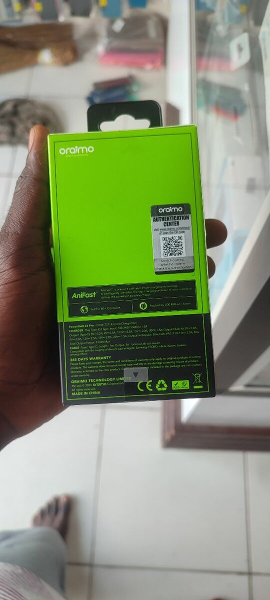 Chargeur Oraimo 33W USB-C