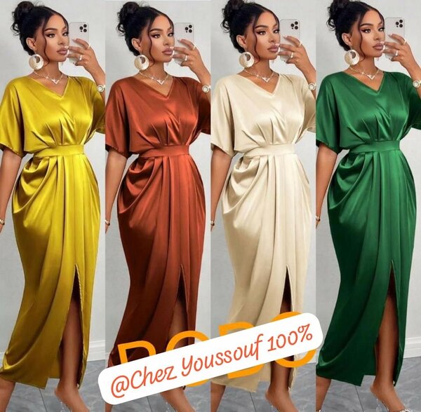 Robe élégante en satin