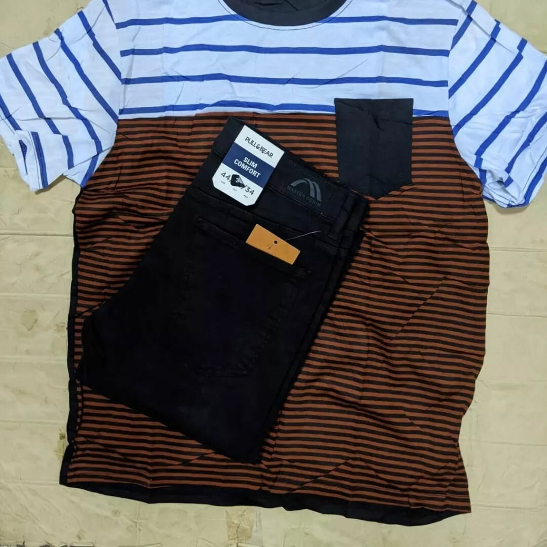 Men's set: T-shirt and jeans