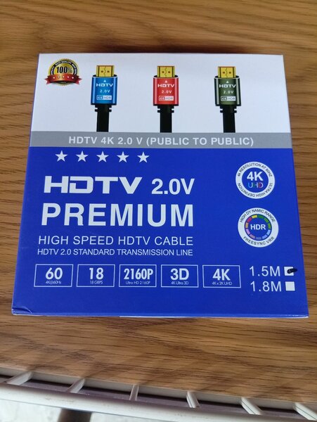 Câble HDMI 4K 1.5M Premium