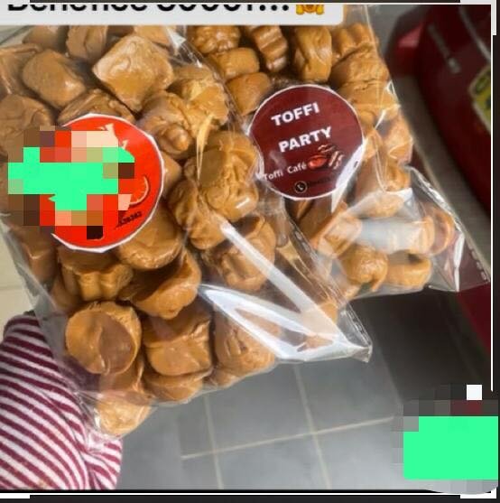 Bonbons Toffees Saveur Orange