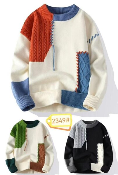 Pulls colorés modernes pour hommes