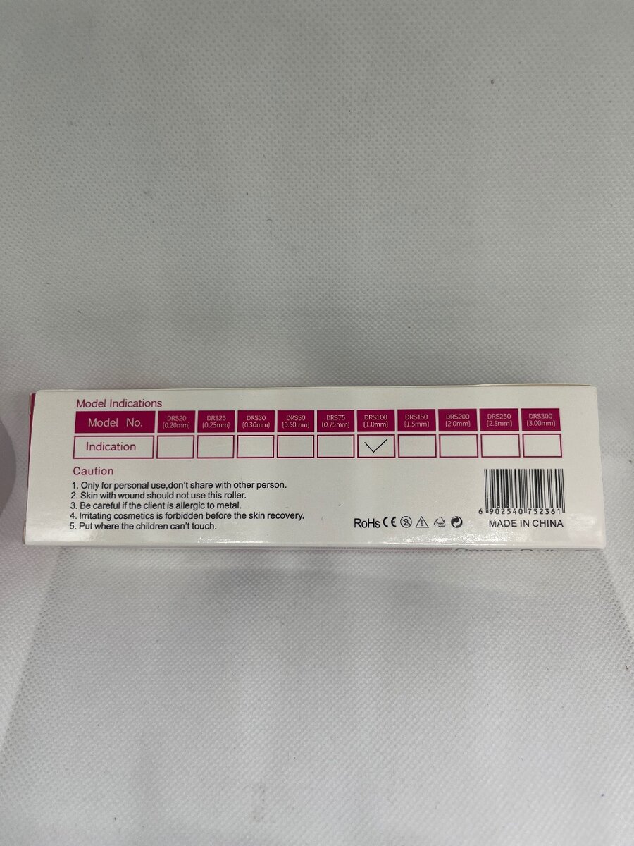 Derma Roller aiguilles de 1mm