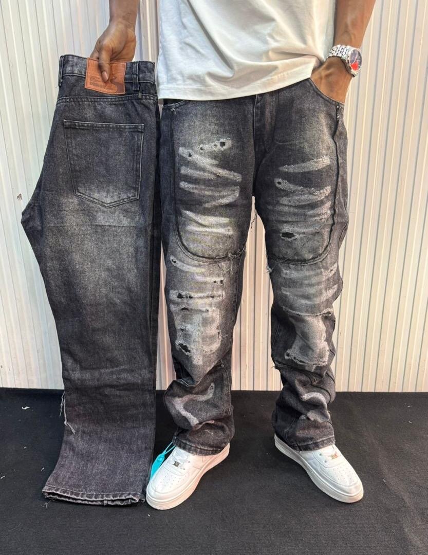 Jean baggy décontracté homme