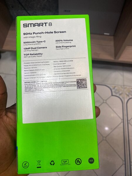 Infinix Samrt 8