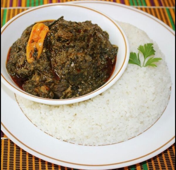 Plat de Riz avec Sauce