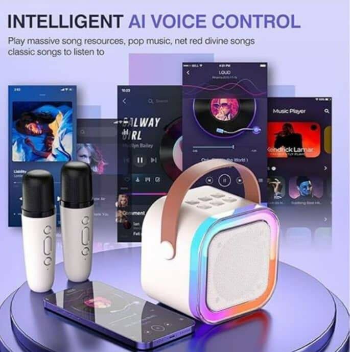 Mini enceinte bluetooth Karaoké