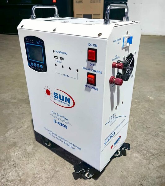 Solar power inverter combined with pv controller battery 1000w
