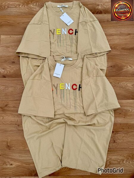 T-shirts beige pour couple