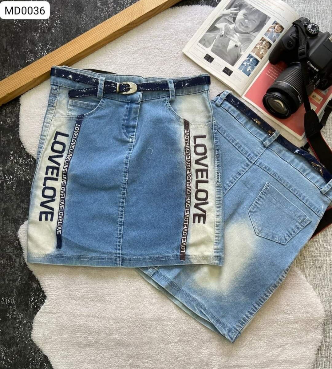 Jupe jeans pour fille