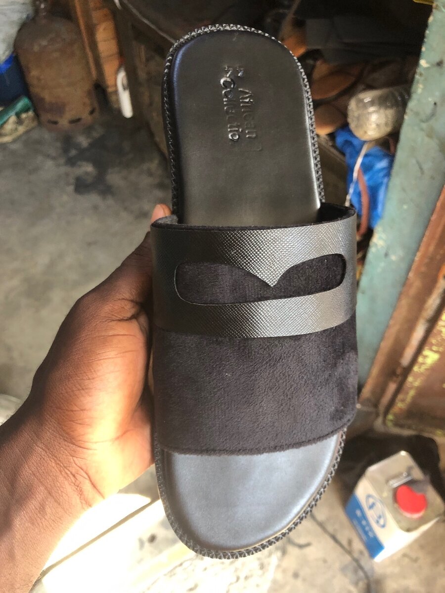 Sandales Homme Élégantes Noire