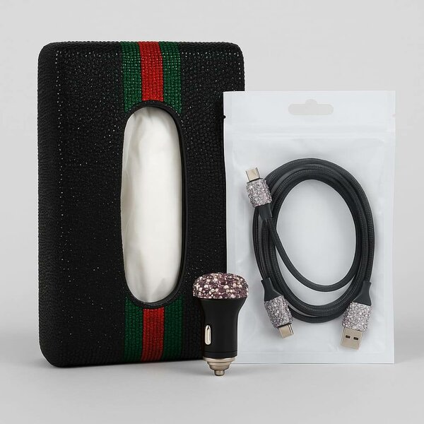 Ensemble d'accessoires auto luxe