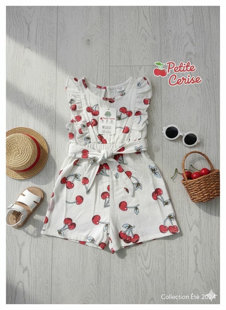 Combinaison Enfant Cerises