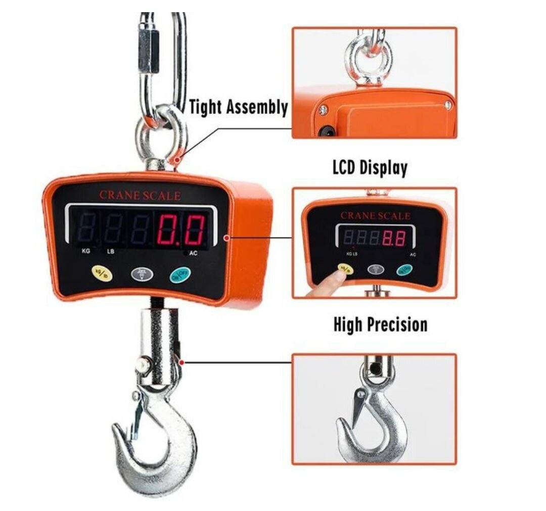 Balance Suspéndue Digitale 500Kg