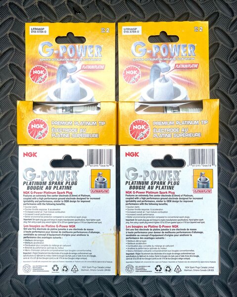 NGK Spark Plugs (LFR5AGP)  (018-4784-0) (CANADA)