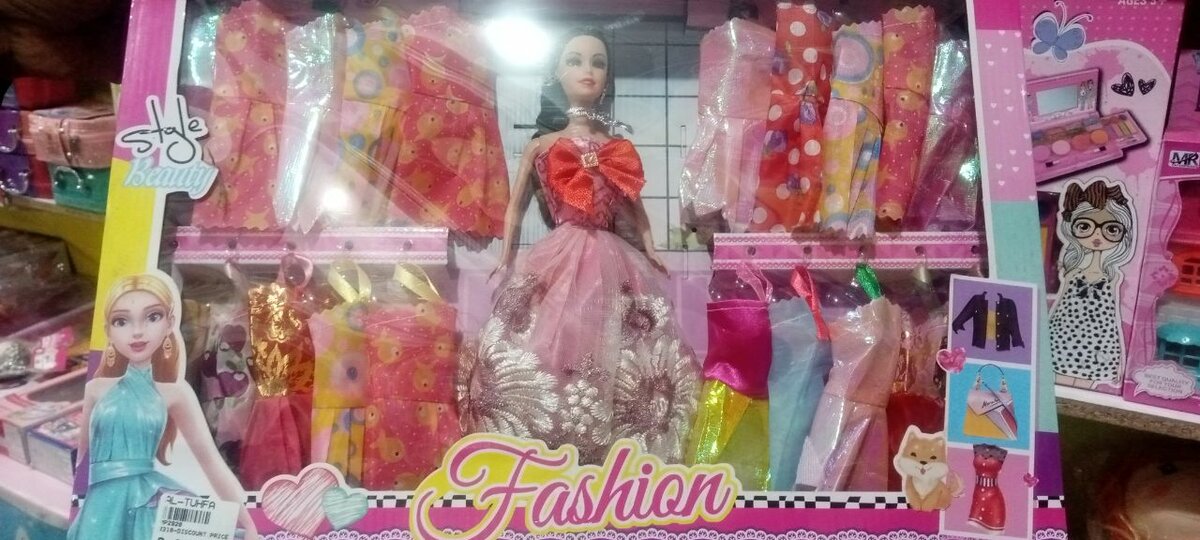Barbie with clothes