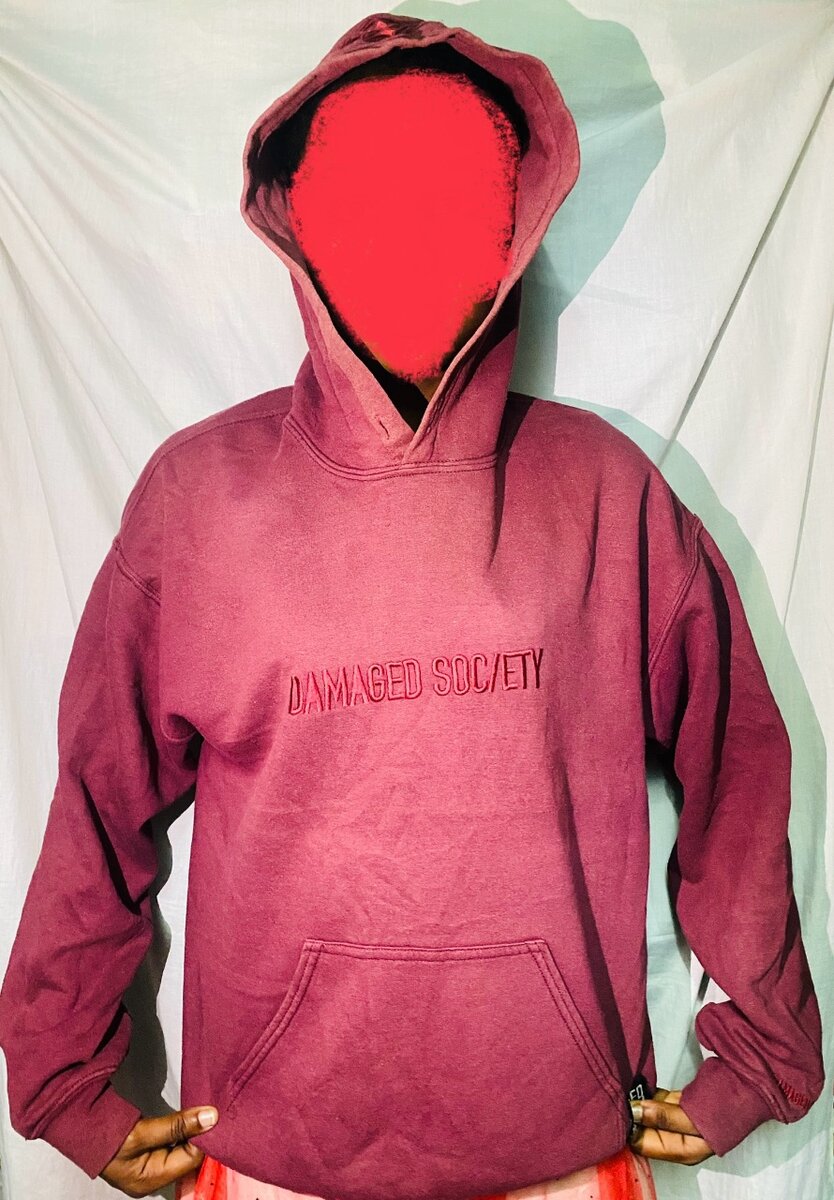 Sweat à Capuche Bordeau Unisexe