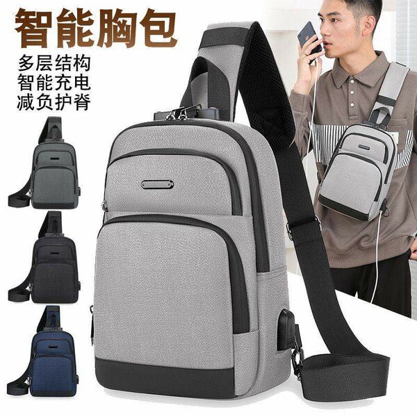 Waterproof crossbody travel hiking side bag