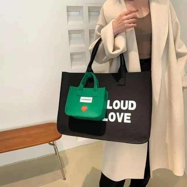 Sac à main kaba feutre