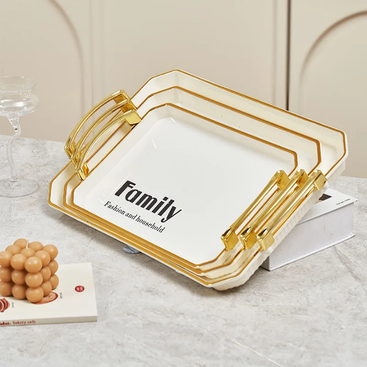 Assiettes de luxe en céramique