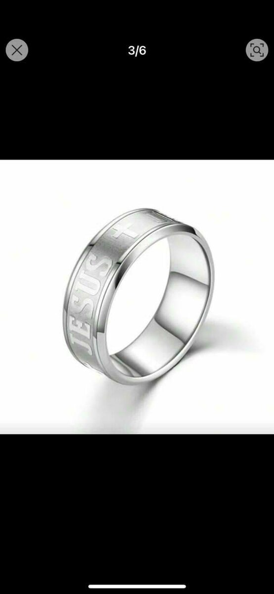 Bague Anneau "Jésus"