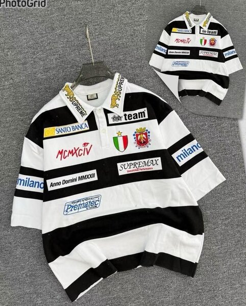 Polo à Rayures Vintage Homme