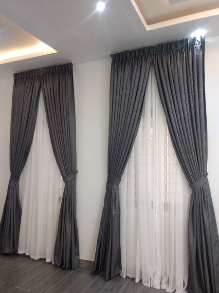 Brocade curtains