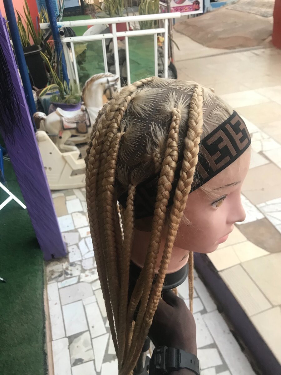 Braided wig cap
