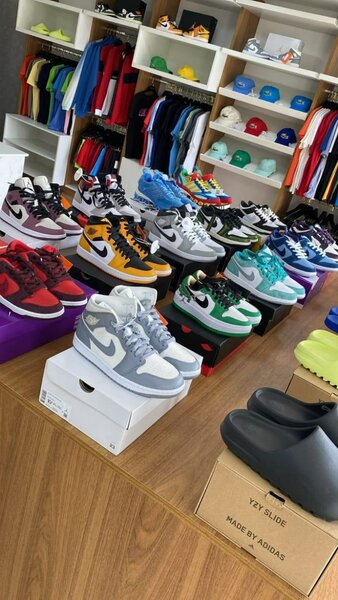 Sneakers tendance multicolores