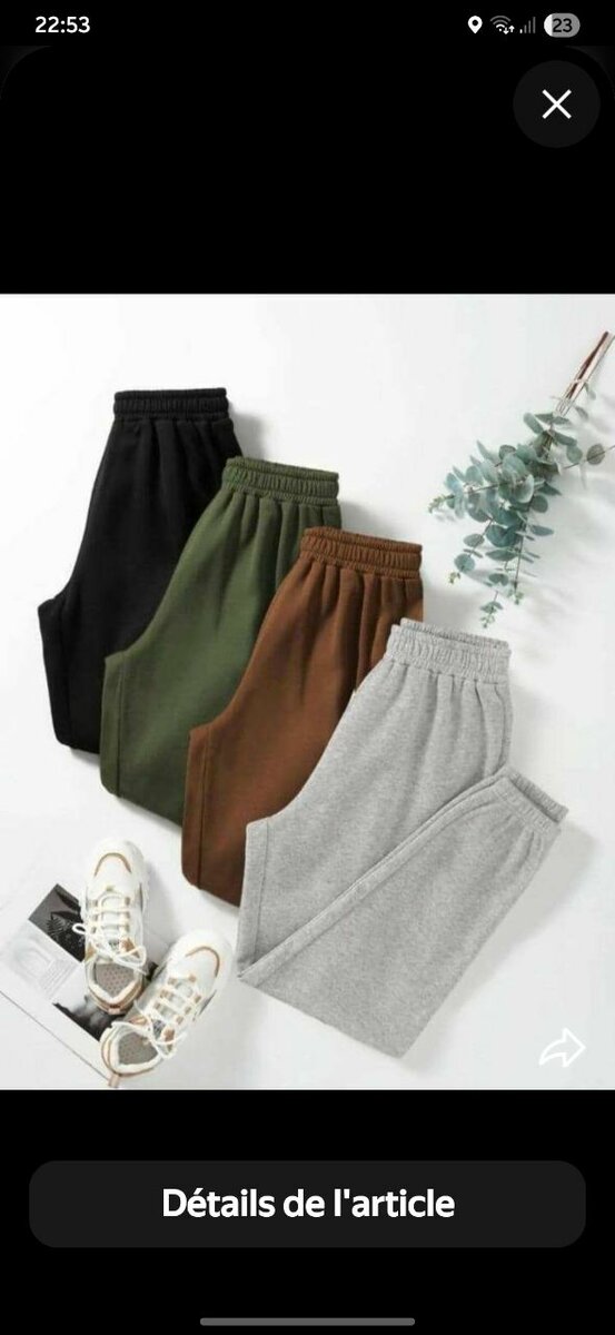 Pantalon de jogging confort