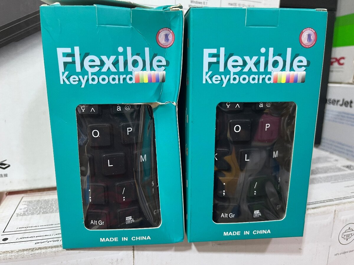 Clavier flexible pour bureau