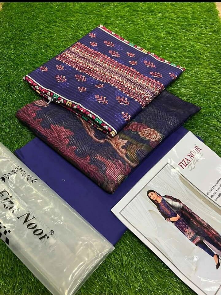 Fiza Noor Cotton 3 Peace Suit
