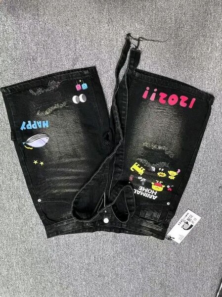 Shorts en jean stylés unisexes