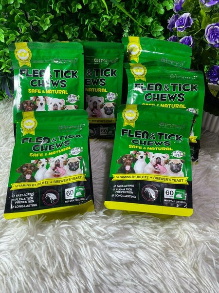 Friandises anti-puces naturelles