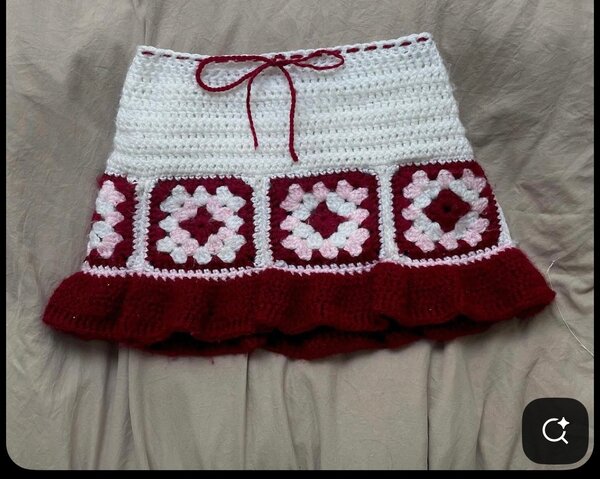 Jupe Crochet Colorée