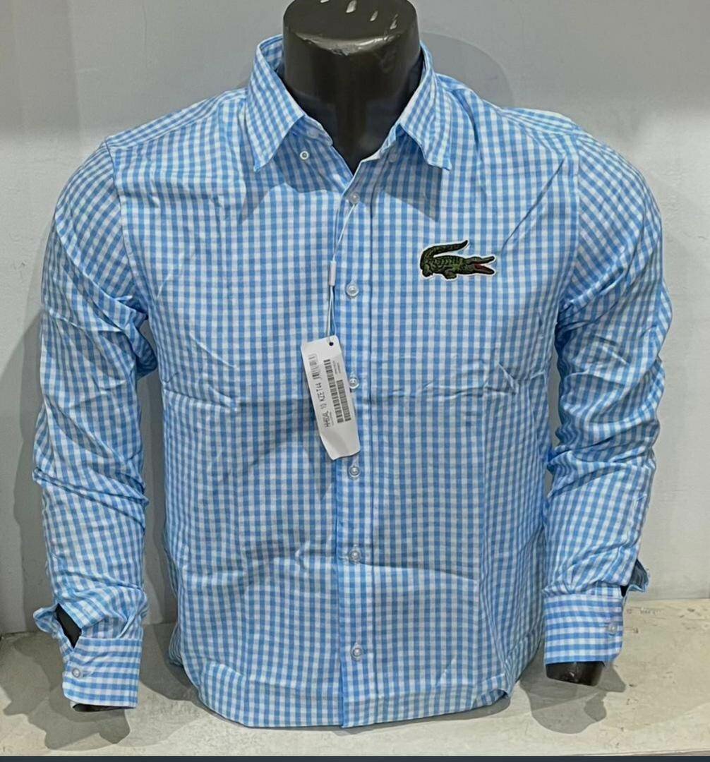 Chemise à carreaux élégante homme