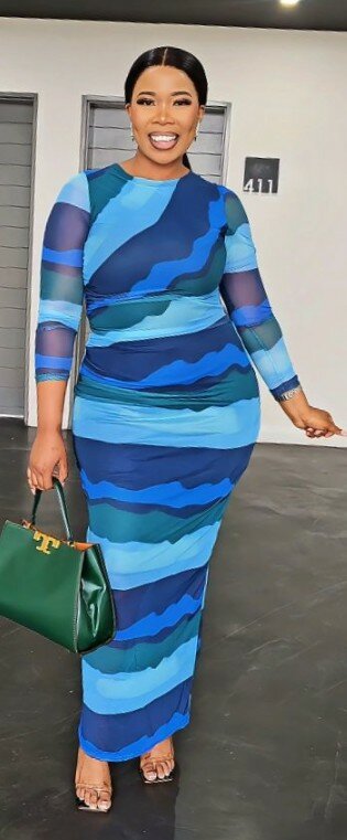 Chiffon bodycon dress