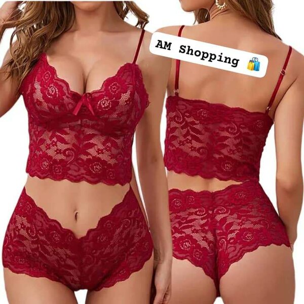 Ensemble lingerie dentelle sexy