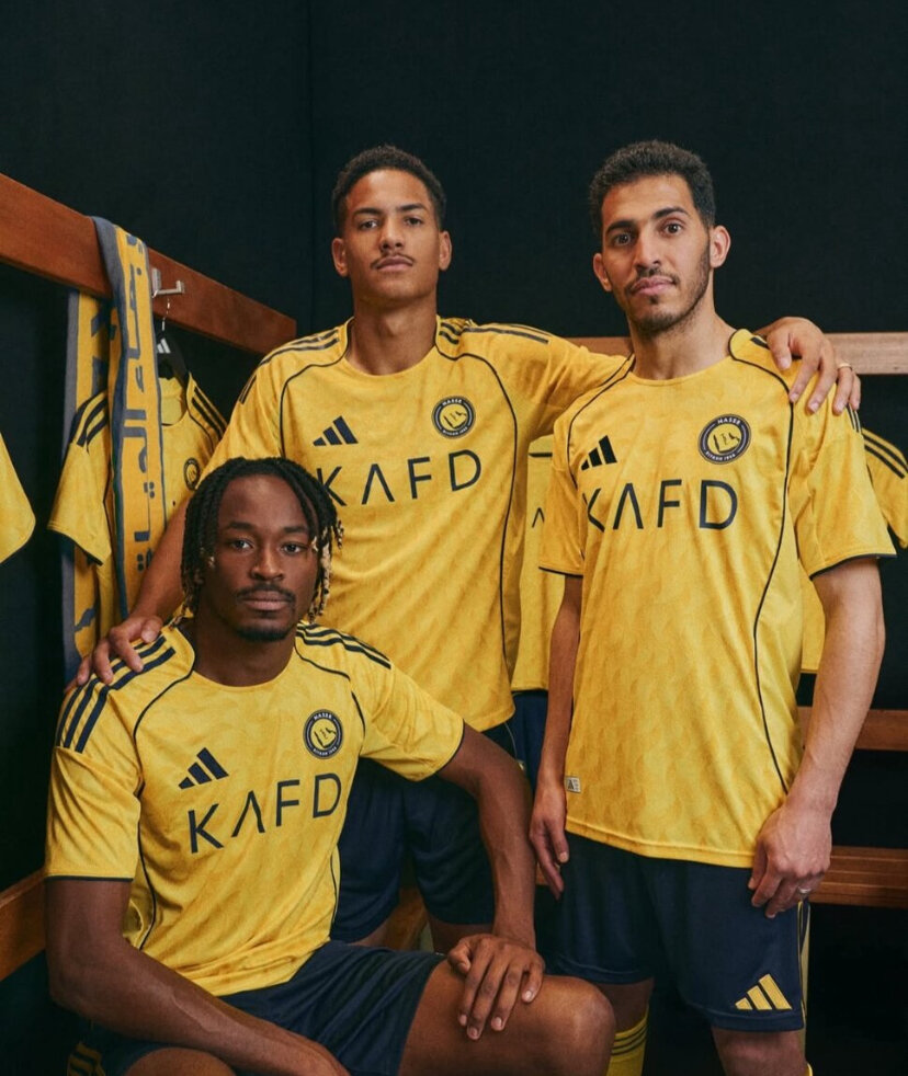 Maillot de football jaune équipe