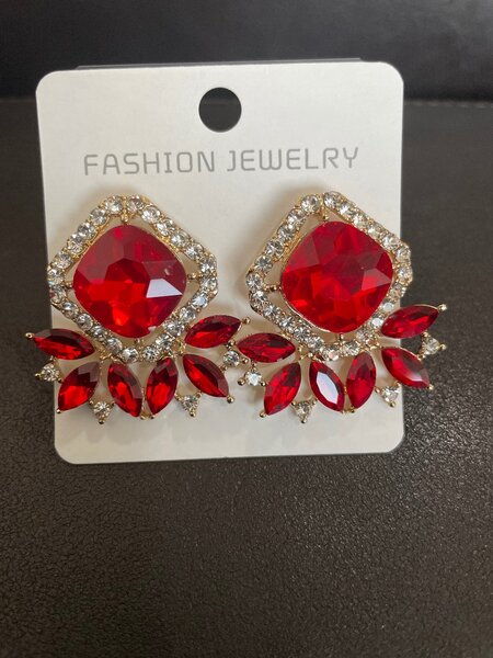 Red earring