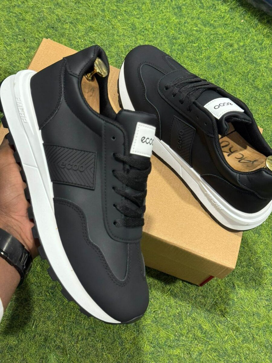 Baskets Noires Homme Confort