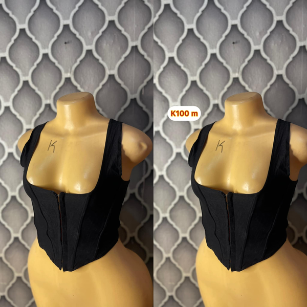 Beautiful thrifted corset tops and tops 