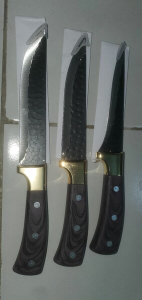 3 LOT DE COUTEAU CUISINE DU CHEF