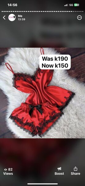 ensemble de nuit (short + T-shirt)