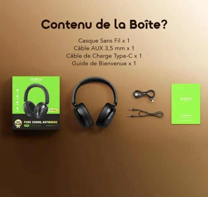 Casque Bluetooth Oraimo sans fil