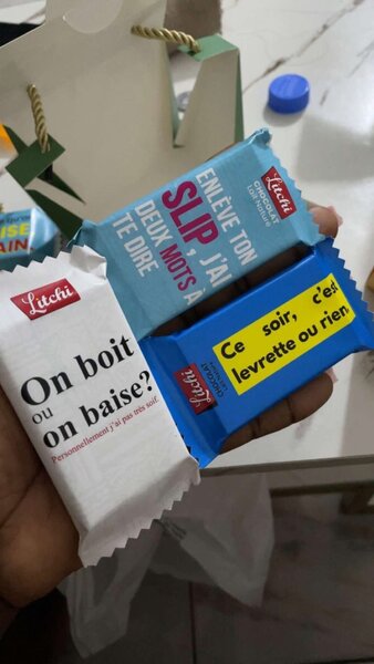 Chocolats Litchi amusants